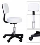 PAKO Bárszék Háttámlával Fehér (Hoker z Oparciem - Biały)