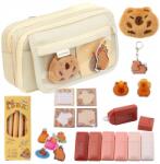 Lean Iskolai Tolltartó Kétrekeszes Zsebekkel Kapibara Eszközök Rendszerező (25045)