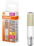 OSRAM LED izzó T18 cső alakú B15d 8W = 75W 1055lm 2700K Meleg 320° Szabályozható SPECIAL Osram (4099854266799)