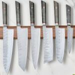  Damaskus konyhai kés szett SI - 39194 - 6db / Szürke