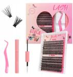 BHEPRW Bonding szempillák 240 db-os Bonding Lash Diy szett Mesterséges Ragasztó kiegészítők (NEWSUNMB100606)