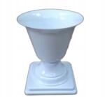 Carmotion üveg alacsony műanyag váza h-26 Fehér (58190)