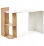 Halmar Íróasztal polcokkal Fino fehér tölgy arany modern elegáns modern (V-UA-FINO-D.ZŁOTY/BIAŁY)