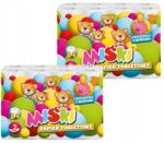 Miśki Toalettpapír 24R Miśki 2W MIX 48 tekercs (Papier Toaletowy MIŚKI 2 Warstwowy Duże)