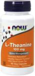 NOW NOW L-Theanine 100 мг, Теанин с листа от зелен чай, 90 капсули