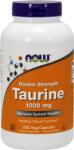 NOW NOW Taurine Double Strength (Таурин двойна сила) 1000 mg, 250 растителни капсули