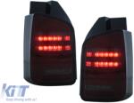 KITT Lightning Full LED Taillights suitable for VW Transporter V T5 Facelift (2010-2015) Red Smoke Sequential (TLVWT5SEQRS)