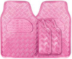 Autolife 03062 Alumíniumhatású univerzális gumiszőnyeg autóba 4 db-os - PINK (03062) - autolife