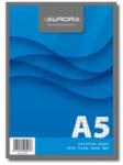 AURORA Blocnotes capsat, A5, 100 file - 60g/mp, microperforatii, AURORA Office (2100G)