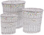 AdTrend Set 3 cosuri rufe multicolor Jiaume 33 x 23 x 40, 41 x 29, 5 x 48, 49 x 37 x 58 cm (112904)