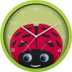 Karlsson Ceas de perete Peekaboo Ladybug, verde deschis (KA5997GR)