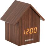 Karlsson Ceas deșteptător House LED, maro închis (KA5932DW)