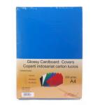 Evo Hátlap, A4, 250 g. fényes 100 db/csomag, Evo kék (EV8B08AB)