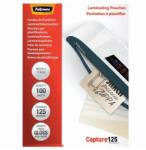Fellowes Lamináló fólia, 83x113mm, 125 mikron, fényes, 100 db/doboz, Fellowes® (5307101) - tonerpiac
