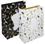 Creative Special XL 33x45x16 cm karácsonyi színes fényes szalagfüles 71291