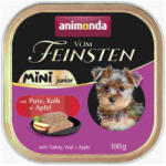 Animonda ANIMONDA Vom Feinsten mini junior pulyka/borjúhús/alma 100 g