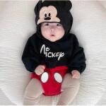 Myrat Baby Бебепко боди Мики Маус с качулка