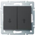 Kanlux LOGI 02-1310-141 gr Redőny-nyomókapcsoló 25276