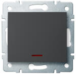 Kanlux LOGI 02-1110-141 gr Jelzőf. egypól. kapcsoló 25256