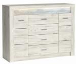 Bogdan Furniture Europe Шкаф Indianapolis I-17, бял крафт