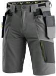 CXS CXS NAOS / Férfi rövidnadrág, HV sárga kiegészítőkkel - szürke/fekete 56 (106010070256)