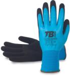 CERVA TB 760 COLDGRIP / Teljesen mártott kék latex kesztyű - fekete/kék 9 (0108031899090)