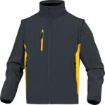 Delta Plus DELTA MYSEN2 / Férfi 2 az 1-ben softshell kabát - szürke/sárga L (MYSE2GJGT)