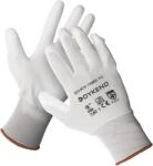 DYKENO FABRIC PU 003-K10 / Bevonatos textil kesztyűk - fehér 5 (003-K10-05)