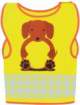 Korntex HI-VIS FUN / Gyerek fényvisszaverő mellény - HV sárga/kutya XS (76FUNYah100)