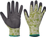 CERVA CERVA PINTAIL / Varrás nélküli, mártott latex kesztyű - barna/zöld 9 (0108008587090)