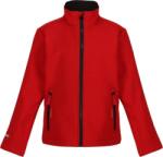 Regatta ABLAZE TRA 732 / Gyerek kétrétegű softshell kabát - klasszikus piros/fekete 146-152 (36A732t6996)