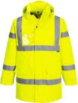 Portwest S599 / Fényvisszaverő vízálló kabát, 3 rétegű - sárga M (S599YERM)