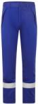 Portwest FR417 BIZFLAME WORK / Lángálló munkanadrág, fényvisszaverő csíkkal - királykék UK 38/EU 54 (FR417RBR38)