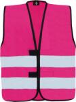 Korntex KW HI-VIS AARHUS02 / Gyerek fényvisszaverő mellény - magenta XS (76KW02e1200)