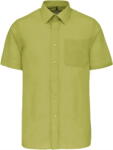 Kariban ACE K551 / Férfi rövid ujjú ing - égetett lime 4XL (20K551g7214)