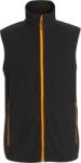 Regatta NAVIGATE TRF 695 / Férfi polár mellény - fekete/narancssárga pop L (36F695ad403)