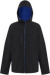 Regatta NAVIGATE TRA 705 / Férfi kétrétegű softshell kabát - fekete/királykék XXL (36A705zv405)