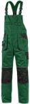 CXS CXS ORION KRYŠTOF / Férfi kertésznadrág, kantáros - zöld/fekete 54 (103000351054)