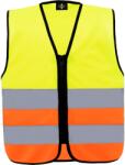 Korntex HI-VIS KWRX AALBORG / Gyerek fényvisszaverő mellény - HV sárga/HV narancs XXS (76KWRXags19)