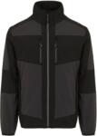 Regatta E-VOLVE TRA 753 / Uniszex kétrétegű softshell kabát - hamuszürke/fekete L (36A753ad203)