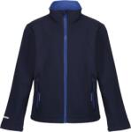 Regatta ABLAZE TRA 732 / Gyerek kétrétegű softshell kabát - sötétkék/királykék 134-140 (36A732zv595)