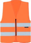 Korntex HI-VIS RX217 COLOGNE / Fényvisszaverő mellény cipzárral - narancssárga L (76R21723503)
