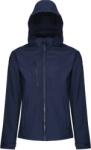 Regatta VENTURER TRA 701 / Férfi 3 rétegű softshell kabát kapucnival - sötétkék/sötétkék M (36A70185702)