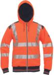 CERVA CERVA KNOXFIELD HVPS / HI-LATHIBA teljes hosszúságú kapucnis pulóver - narancssárga XXL (0306007390005)