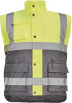CERVA CERVA CIUDADES HELLIN / Fényvisszaverő téli mellény - szürke/HV sárga XL (0303014794004)