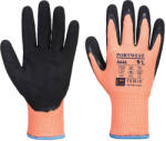 Portwest VIS-TEX HR CUT A646 / Téli vágásálló nitril kesztyű, D szint - narancssárga/fekete XXL (A646O8RXXL)