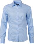 Daiber JN 681 / Női hosszú ujjú twill ing - világoskék XXXL (02068103713)