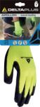 Delta Plus DELTA DPVV733 / Mártott kesztyű - fluó sárga/fekete 9 (DPVV733JA09)