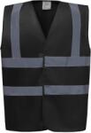 Yoko HI-VIS HVW100 / Biztonsági mellény - fekete XXXL (79W10000213)