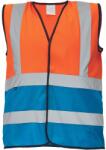 ČERVA EXPORT IMPORT a. s CERVA LYNX DUO / Fényvisszaverő mellény - narancssárga/királykék XL (0303011592004)